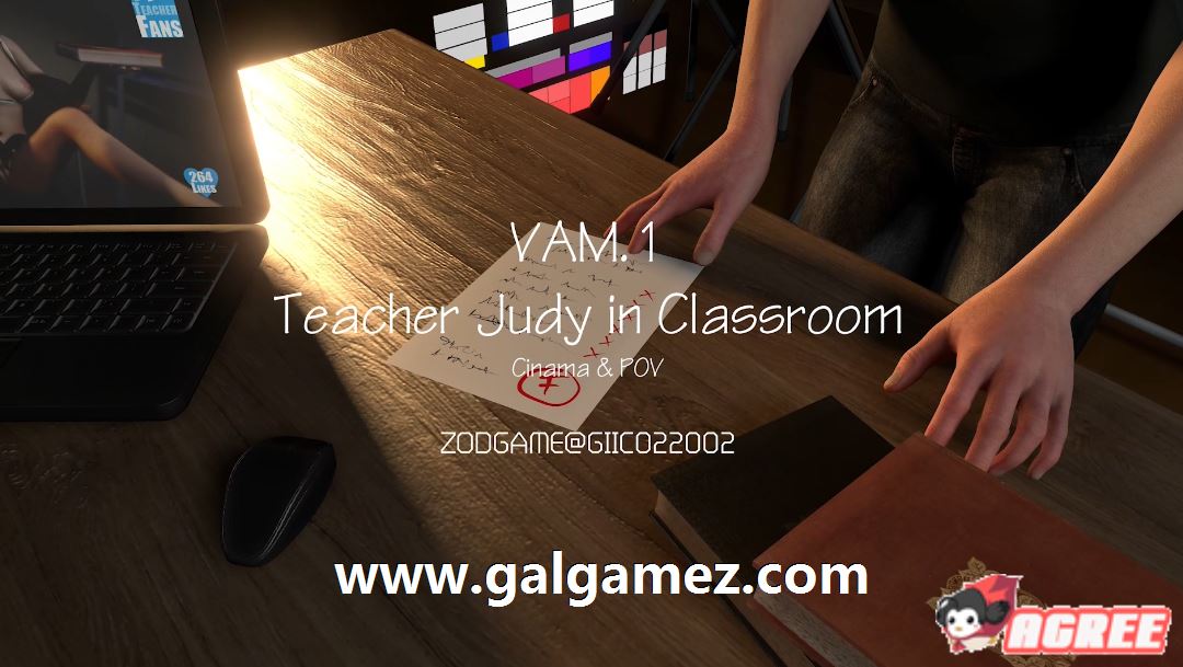 【3D极品/全动态】[VAM] 黑丝美人：与Judy老师的课后辅导 步兵双视角版【新作/4G】